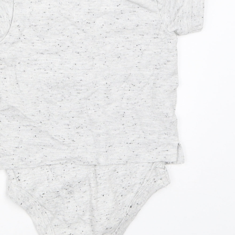 TU Boys Grey   Babygrow One-Piece Size 3-6 Months