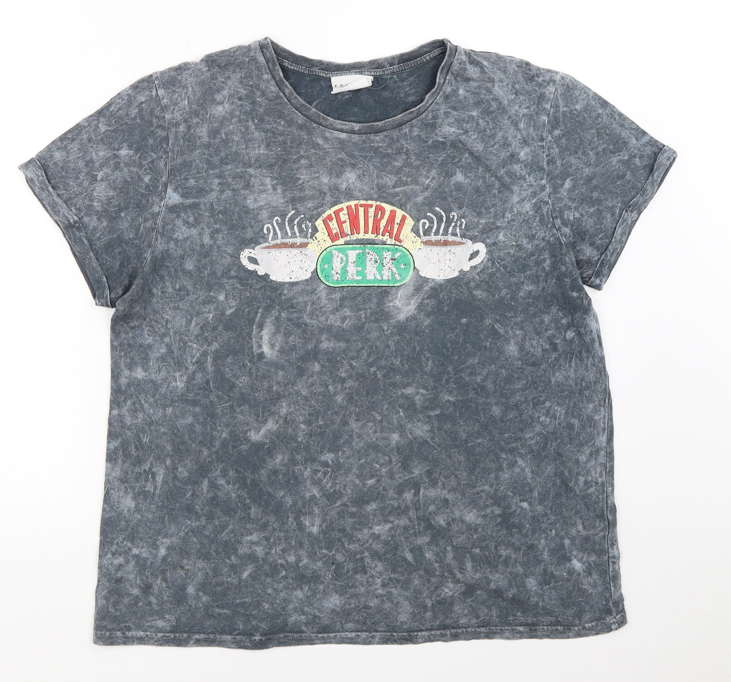 Primark Womens Grey   Basic T-Shirt Size M  - friends