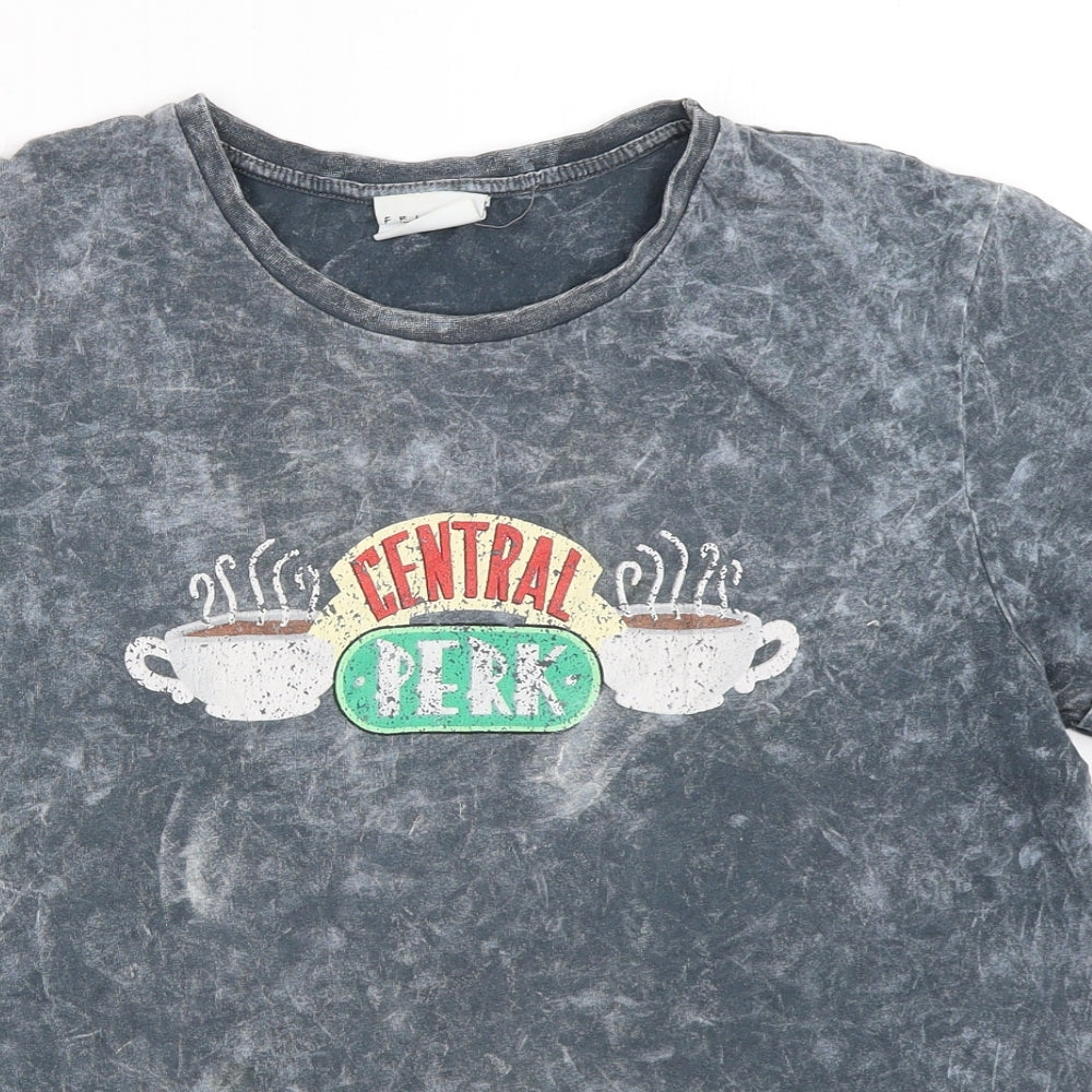 Primark Womens Grey   Basic T-Shirt Size M  - friends