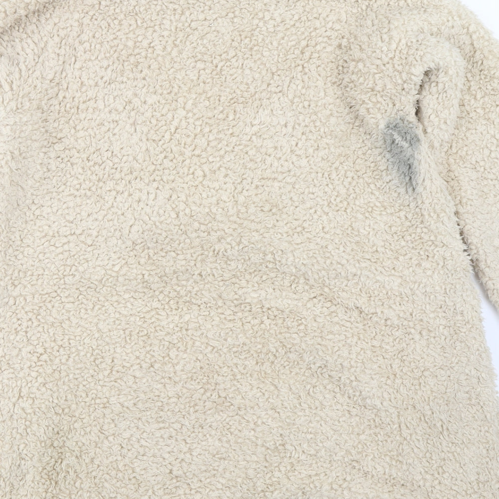 Pretty Secrets Womens Beige Solid  Top Pyjama Top Size 16  - christmas reindeer rudolph