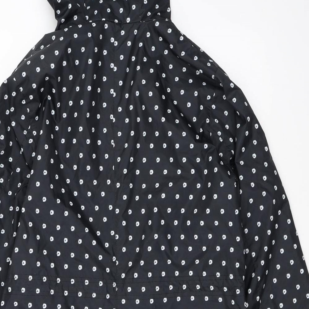 George Womens Black   Rain Coat Coat Size 14
