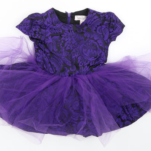 Hata Baloo Girls Purple   Tutu Dress  Size 12 Months