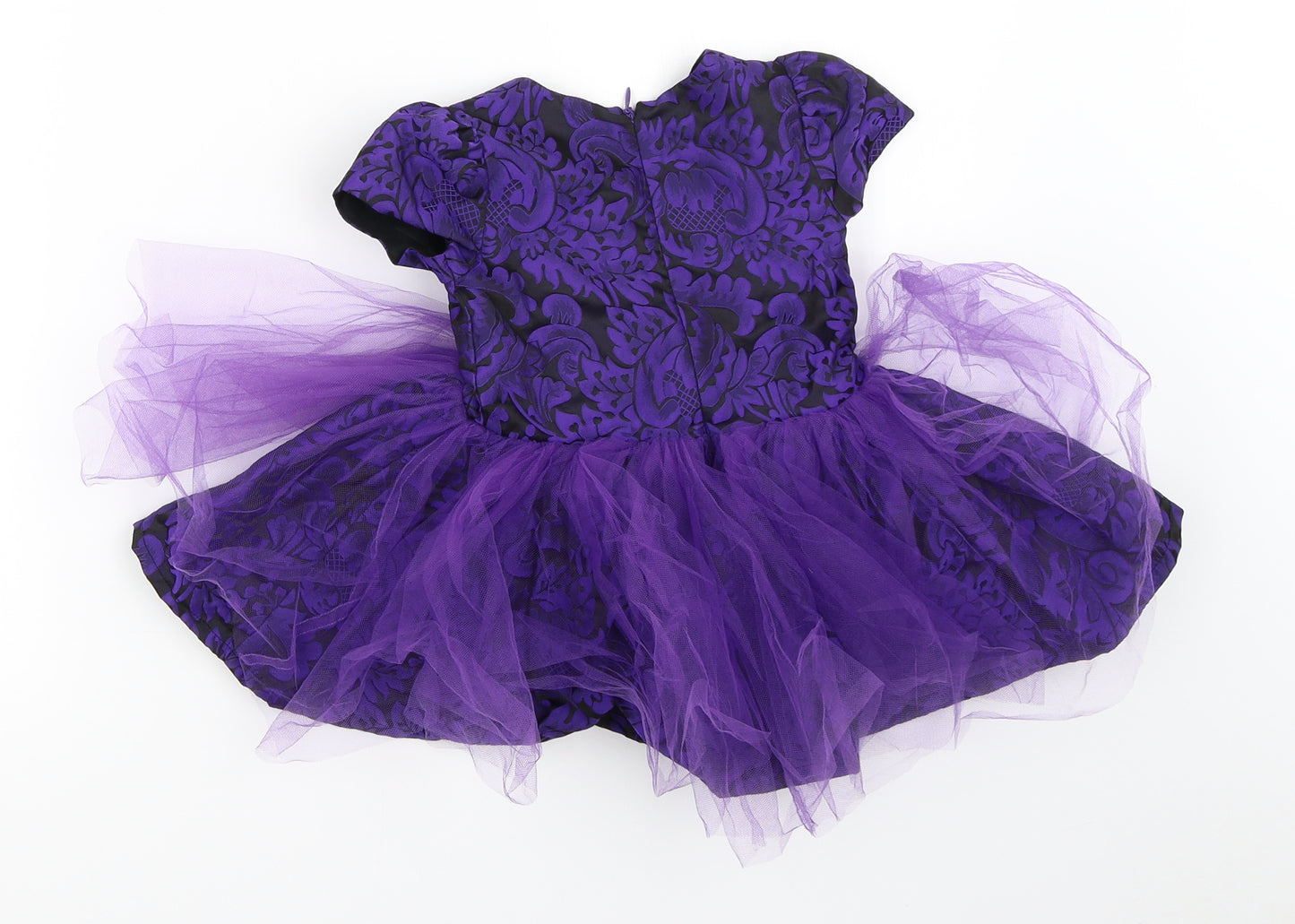 Hata Baloo Girls Purple   Tutu Dress  Size 12 Months