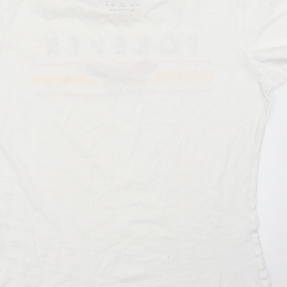 Primark Womens White   Basic T-Shirt Size 8