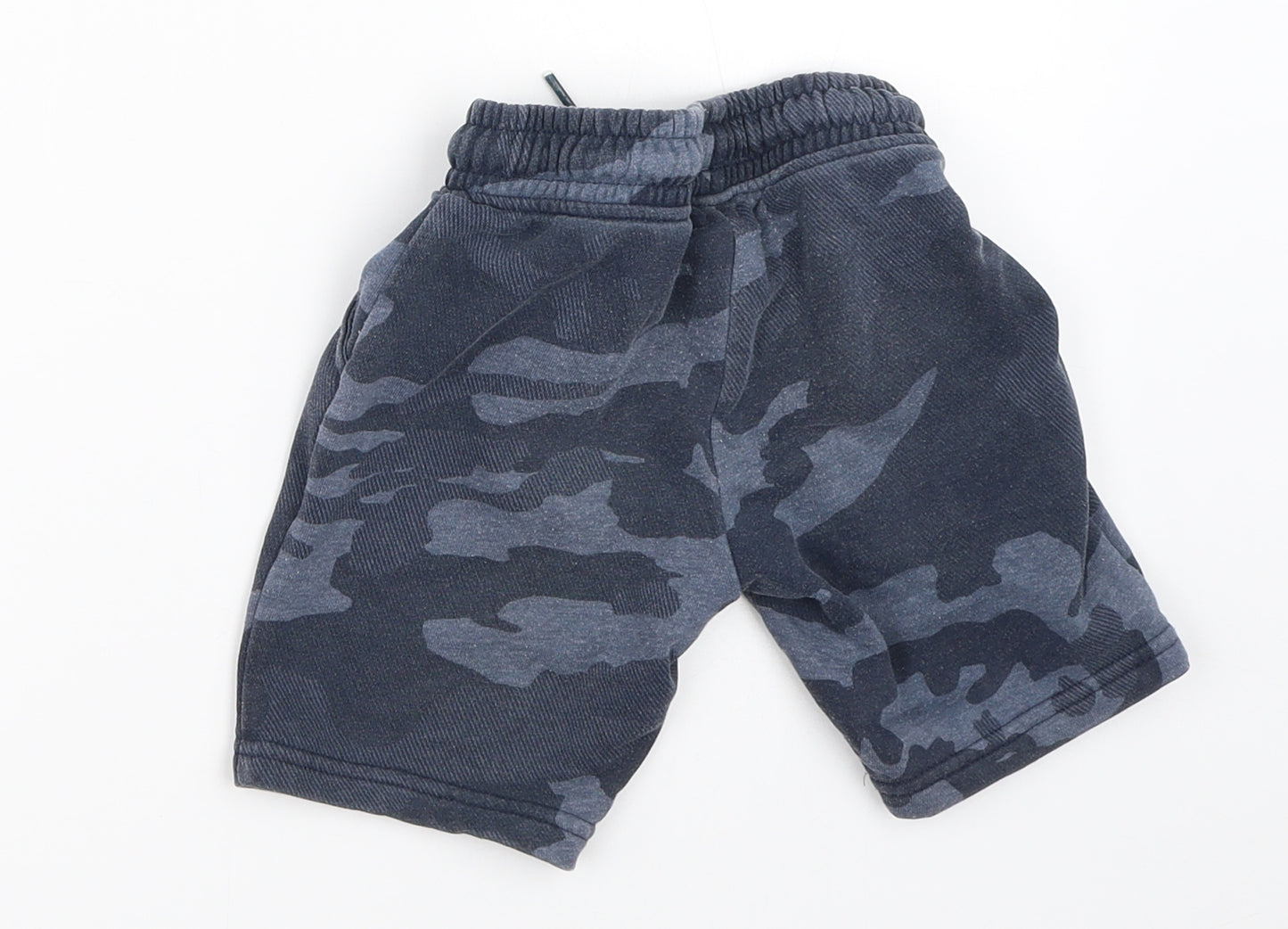NEXT Boys Blue Camouflage  Sweat Shorts Size 4 Years