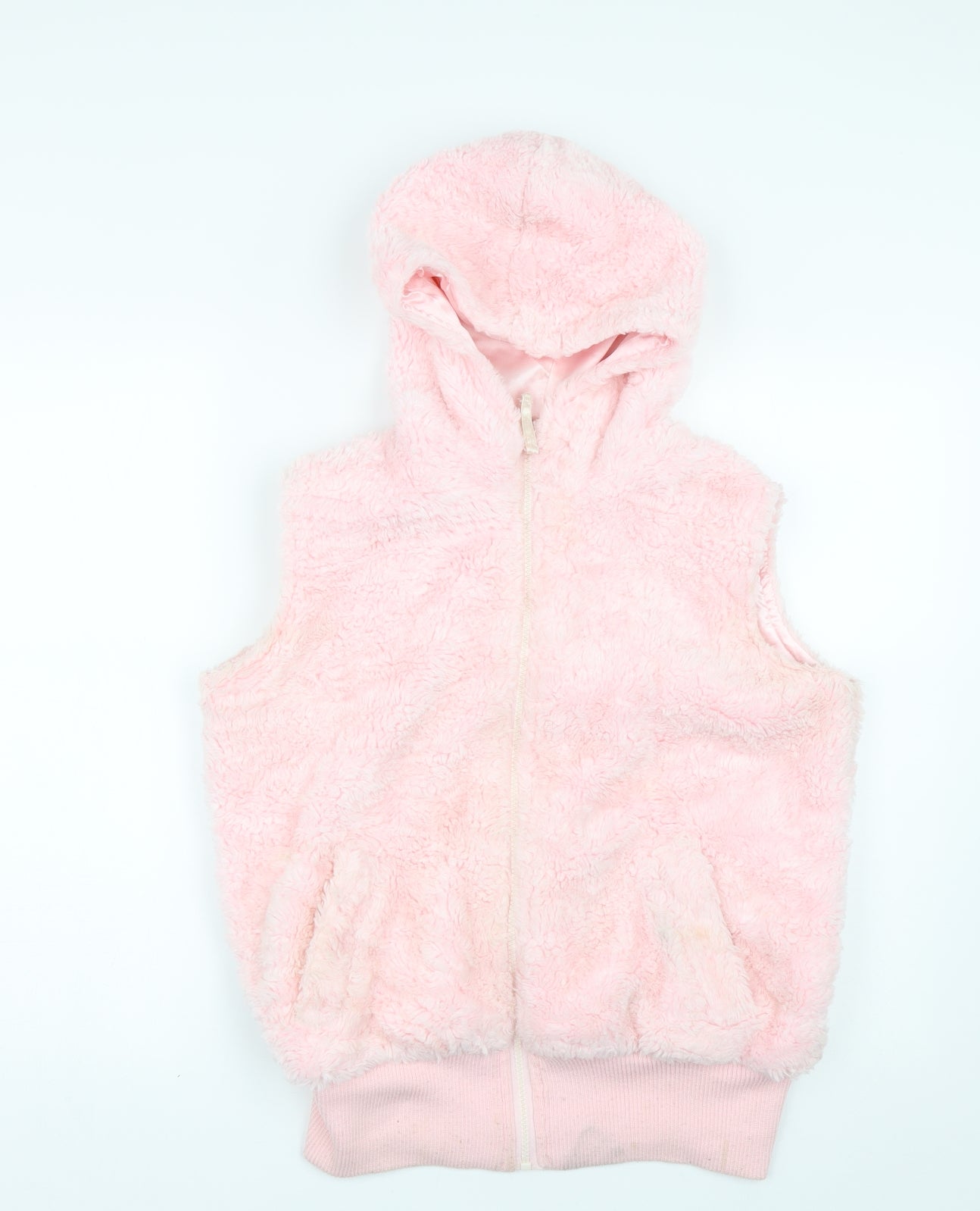 Pineapple Girls Pink  Fleece Gilet Waistcoat Size 15-16 Years