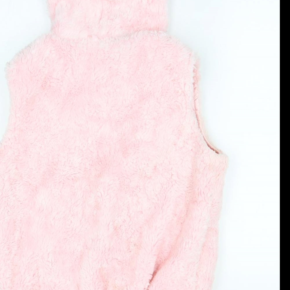Pineapple Girls Pink  Fleece Gilet Waistcoat Size 15-16 Years