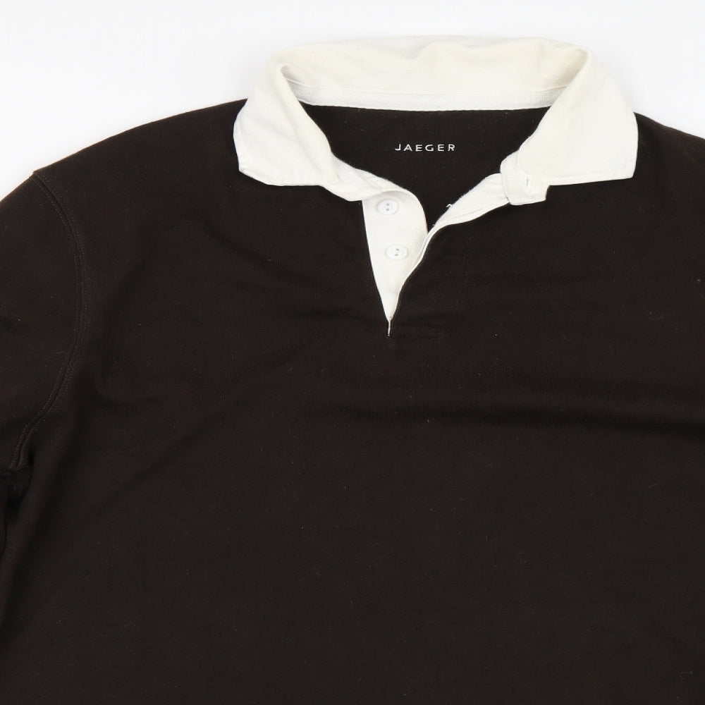 Jaeger Mens Brown    Polo Size XL