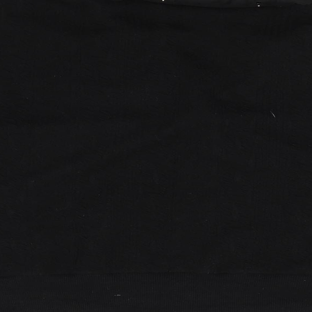 Cutie Womens Black  Knit Cardigan Jumper Size 12  - Bat Wing