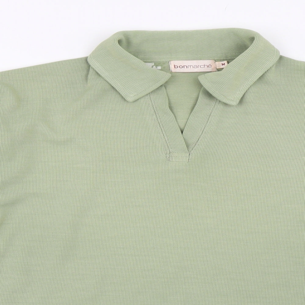Bonmarché Womens Green   Basic Polo Size M