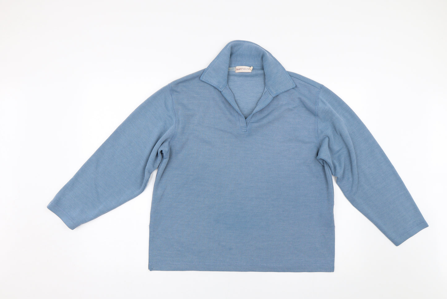 Bonmarché Womens Blue   Basic Polo Size M
