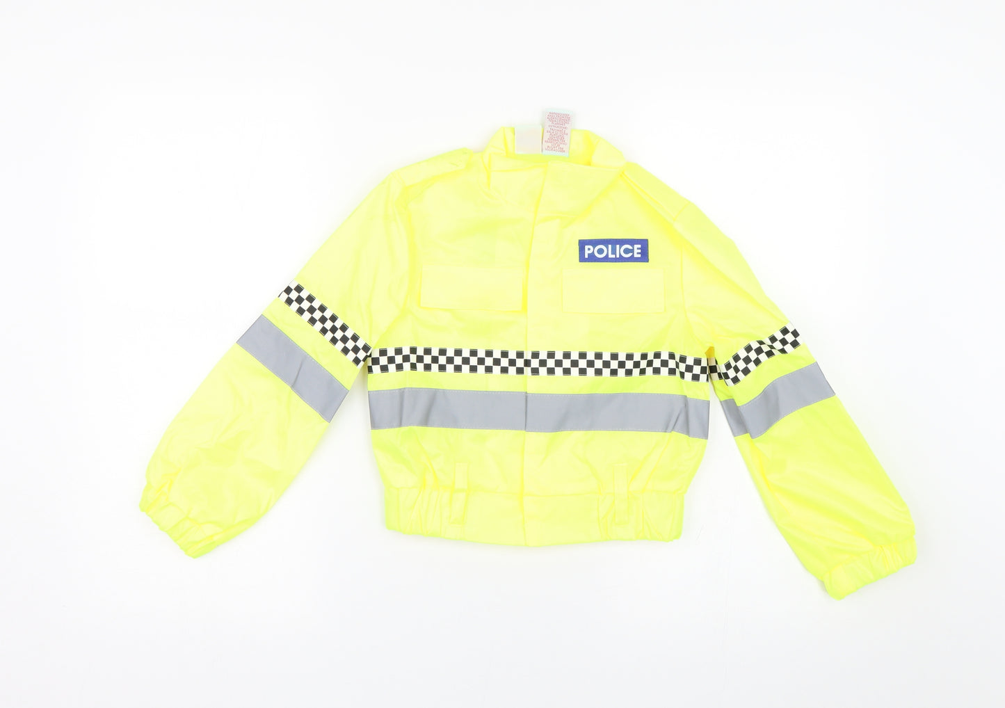 I Want to Be Boys Yellow   Jacket  Size 5-6 Years  - Police Fancy Dress
