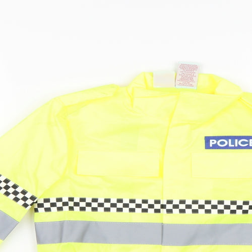 I Want to Be Boys Yellow   Jacket  Size 5-6 Years  - Police Fancy Dress