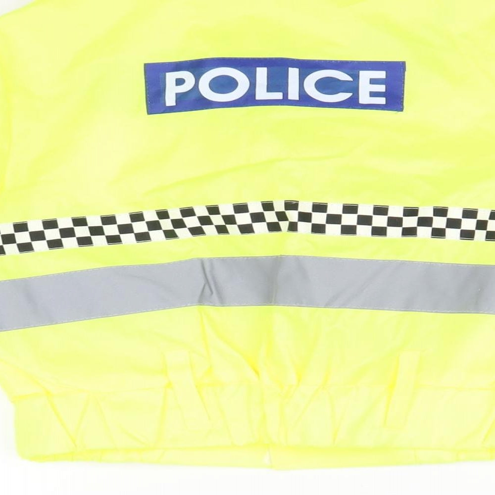 I Want to Be Boys Yellow   Jacket  Size 5-6 Years  - Police Fancy Dress