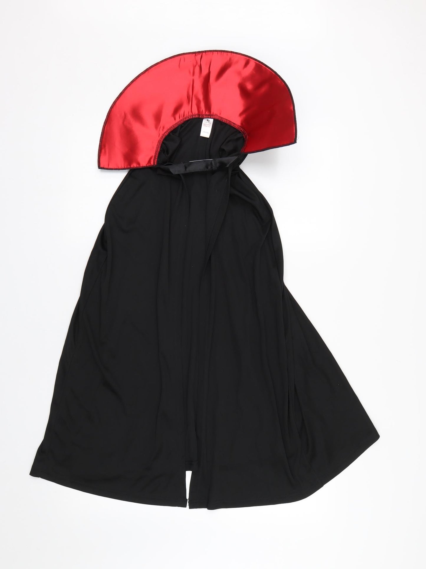 TU Boys Black   Jacket  One Size  - Halloween Dracula Cape