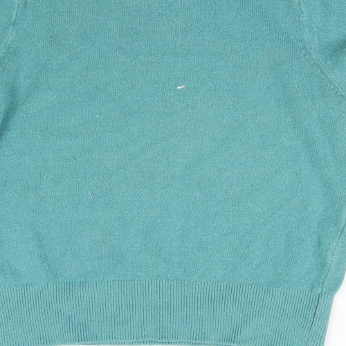 F&F Womens Green  Knit Pullover Jumper Size 10