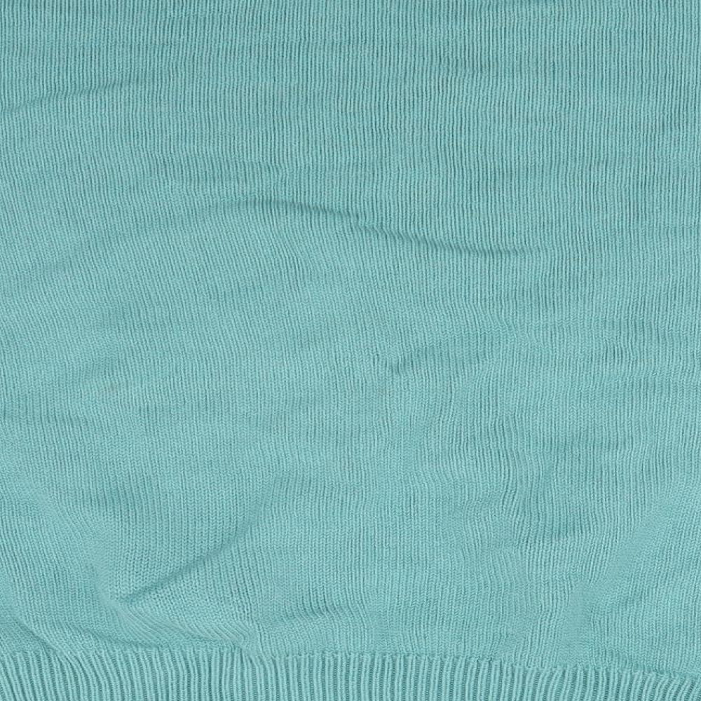 Compliments Womens Green  Knit Pullover Jumper Size M