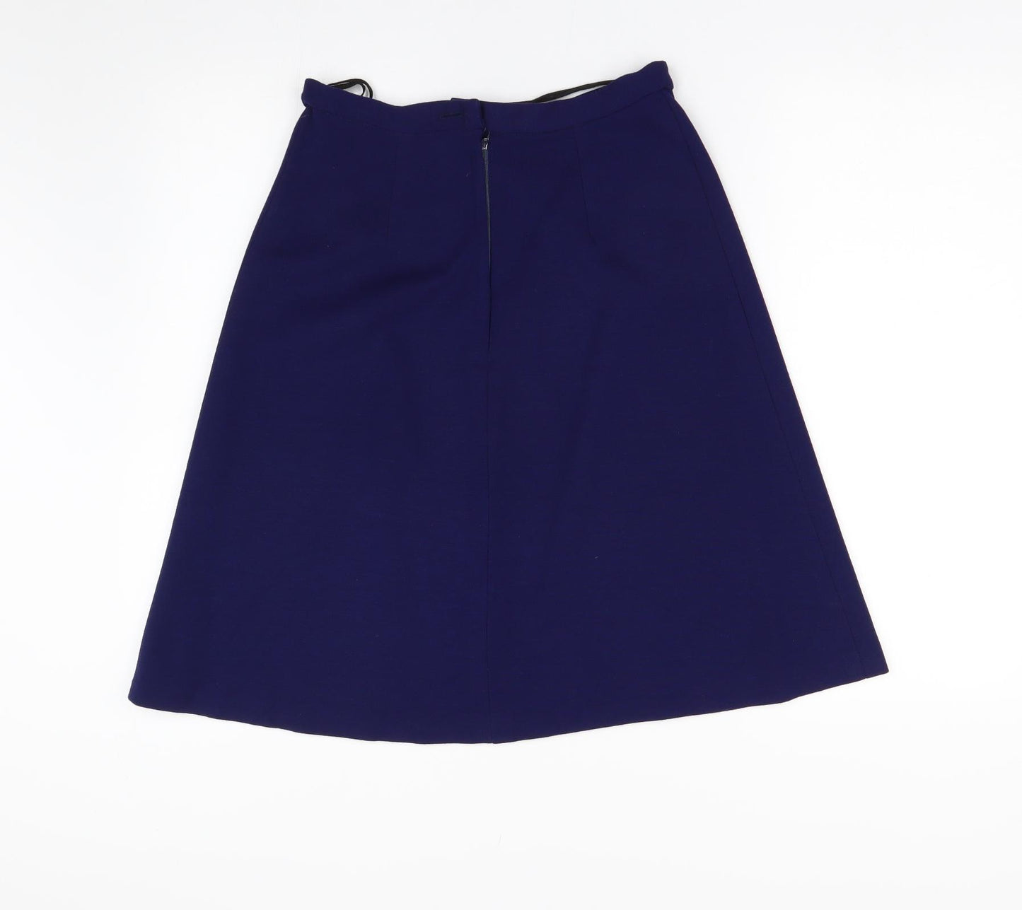 Preworn Womens Blue   A-Line Skirt Size 14