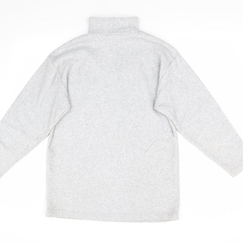 Giani Seroti Womens Grey  Fleece Henley Jumper Size S
