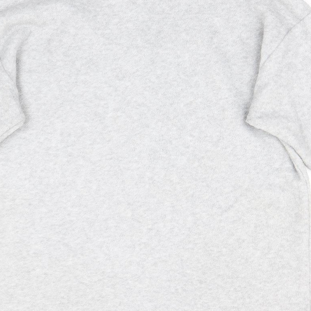 Giani Seroti Womens Grey  Fleece Henley Jumper Size S