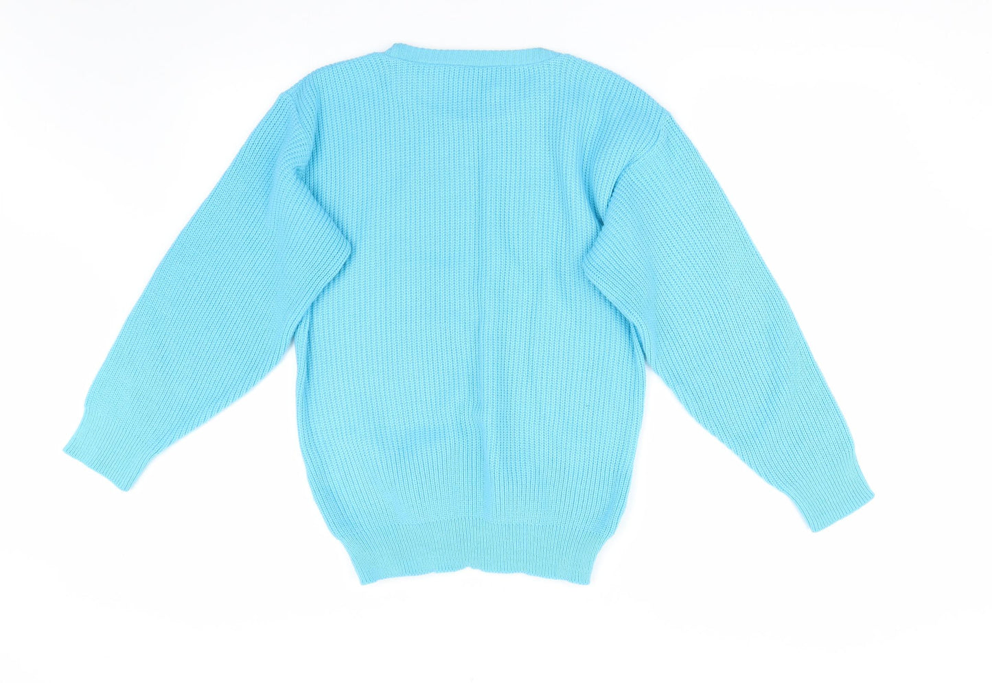 Preworn Womens Blue  Knit Pullover Jumper Size S