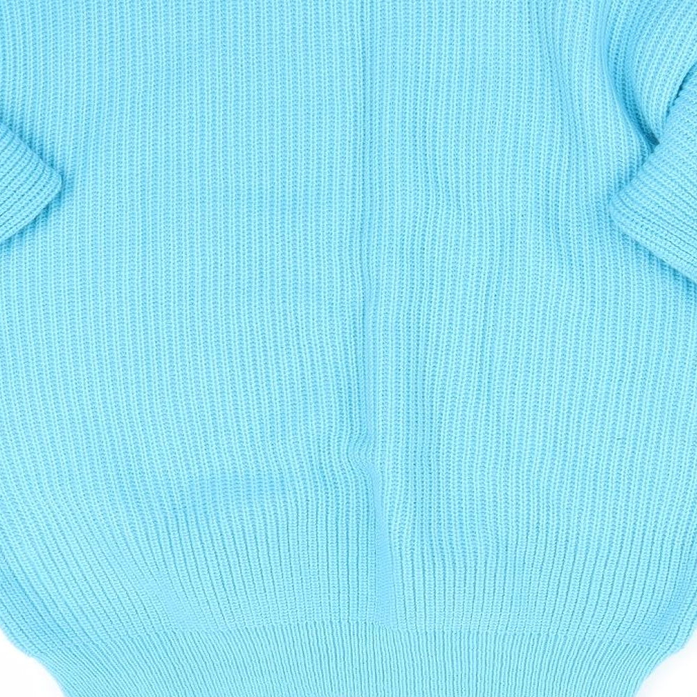 Preworn Womens Blue  Knit Pullover Jumper Size S