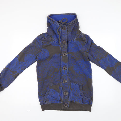 Fat Face Womens Blue Floral  Jacket  Size 8