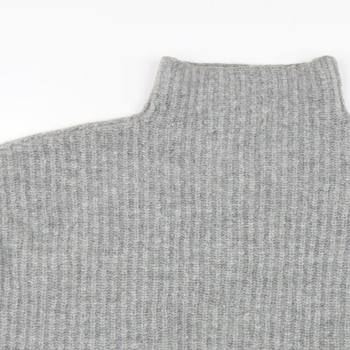 H&M Womens Grey  Knit Pullover Jumper Size XS
