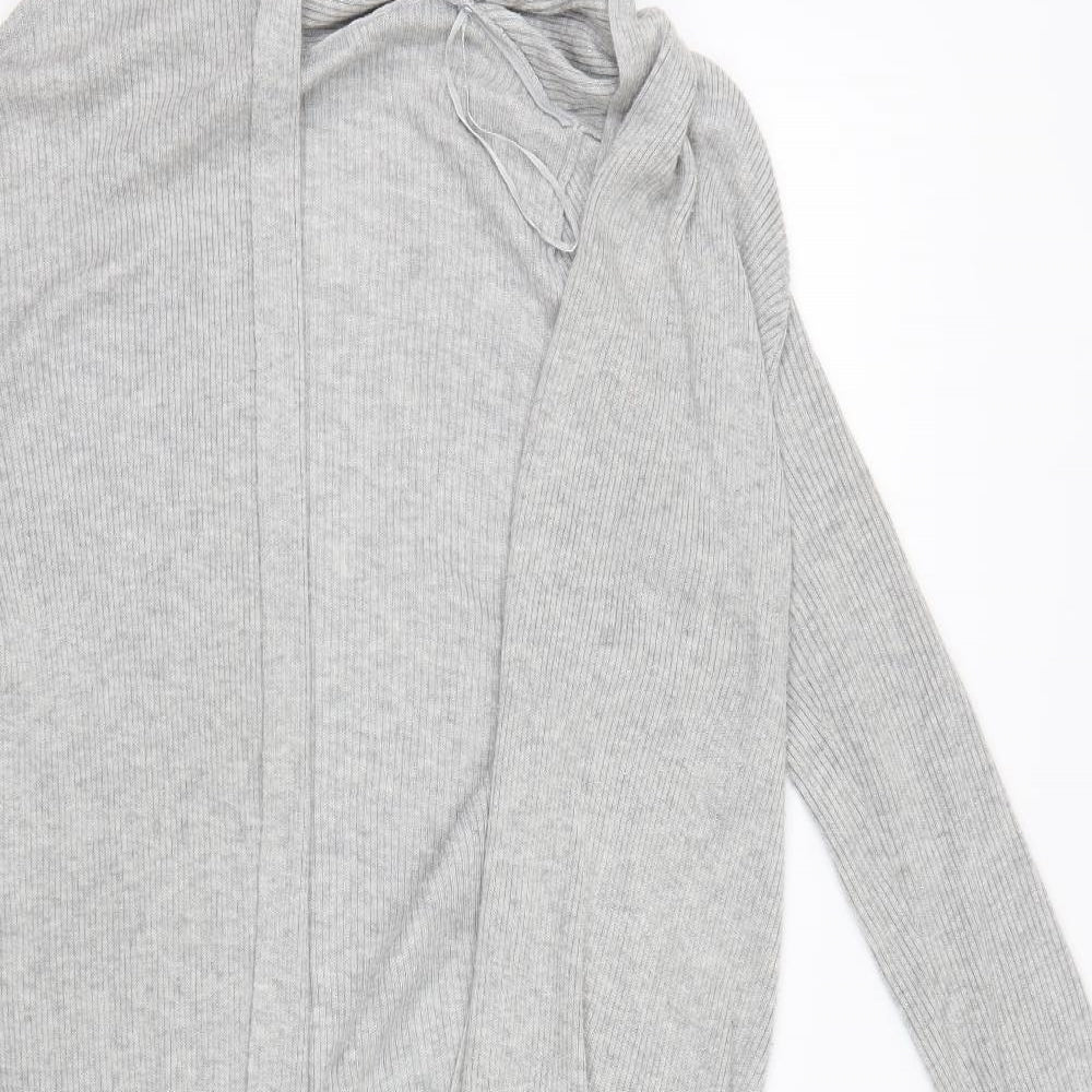 TU Womens Grey  Knit Cardigan Jumper Size 12