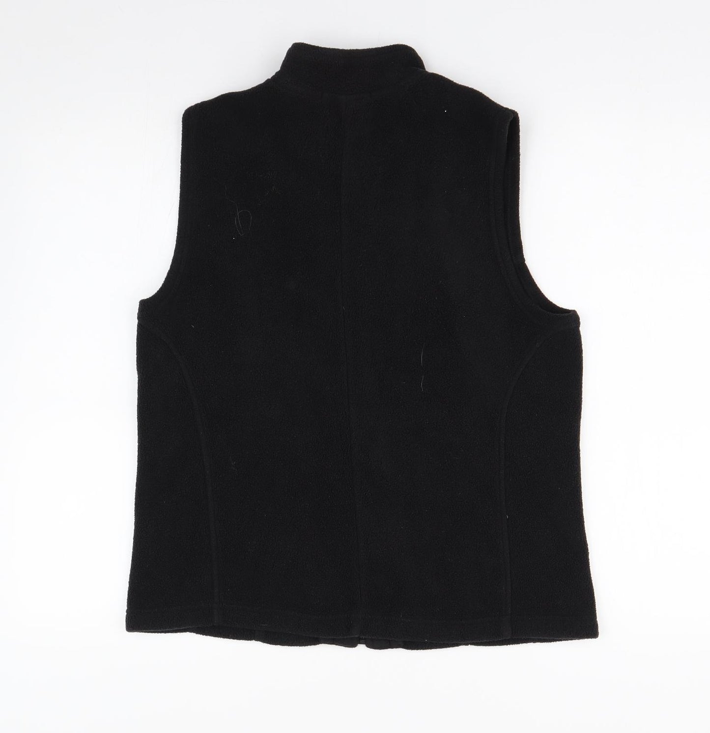 George Womens Black  Fleece Gilet Waistcoat Size L