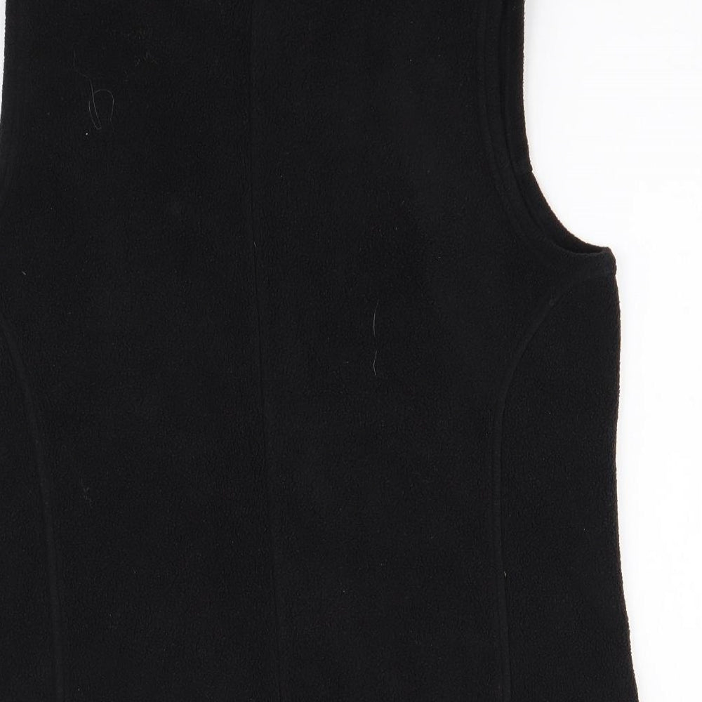 George Womens Black  Fleece Gilet Waistcoat Size L