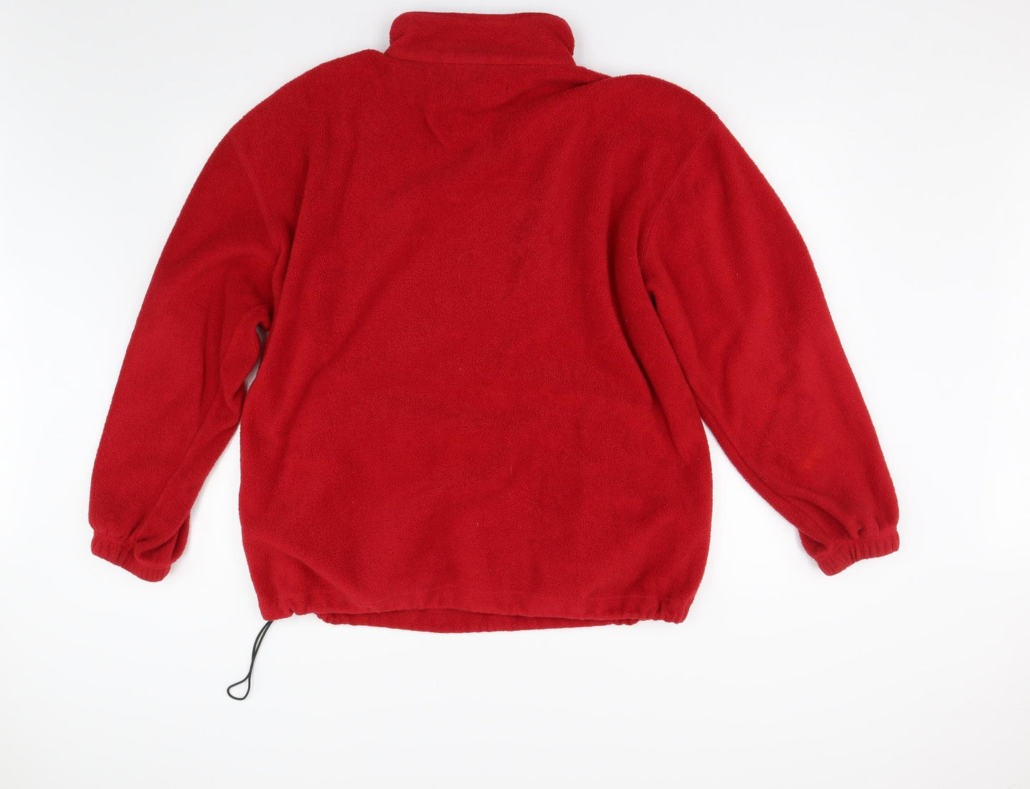 Hardwear Mens Red  Fleece Henley Jumper Size M