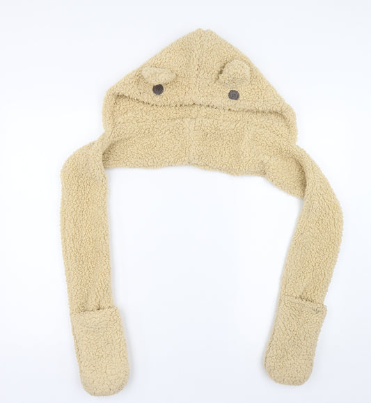 Preworn Girls Brown  Fleece Scarf Scarves & Wraps One Size  - Hooded