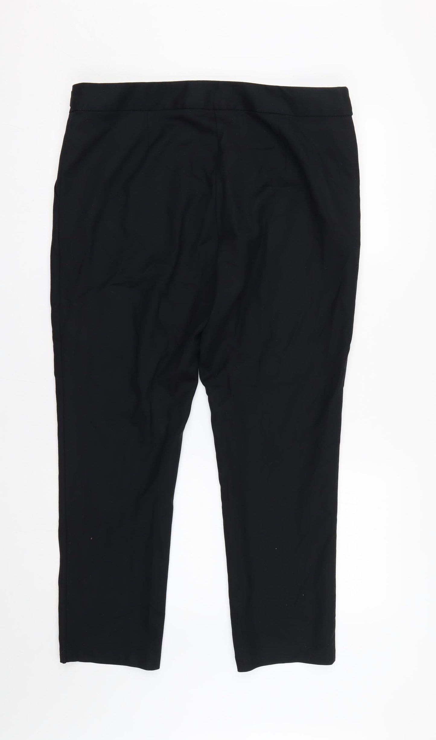 F&F Womens Black   Trousers  Size 16 L25 in