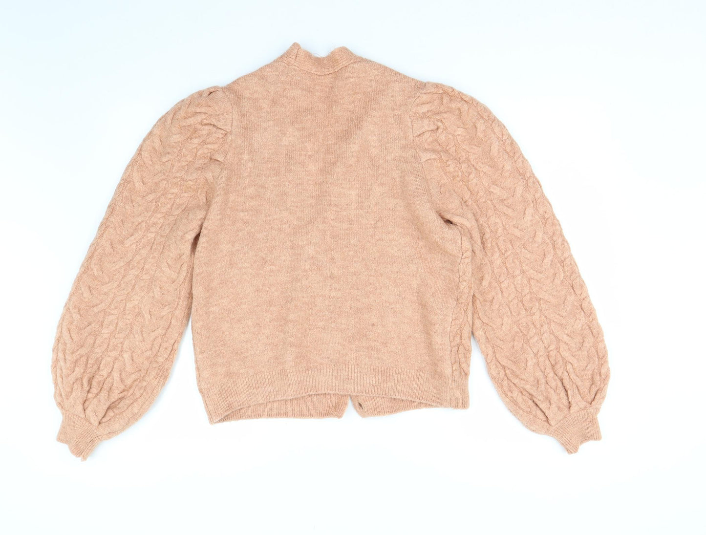 George Womens Orange  Knit Cardigan Jumper Size M