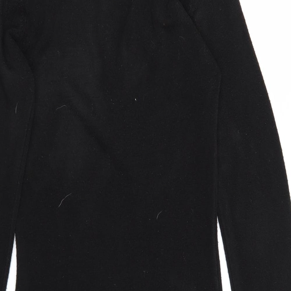 Primark Womens Black  Knit Jumper Dress  Size 12