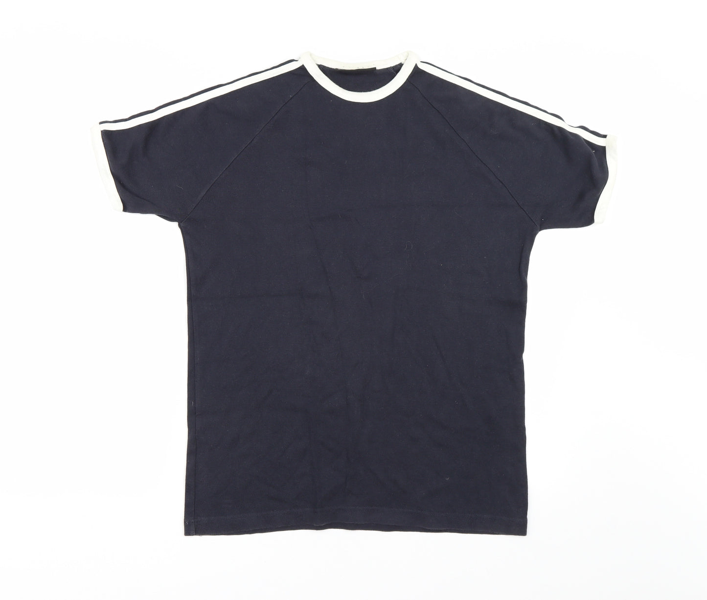 Primark Mens Blue  Corduroy  T-Shirt Size M