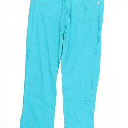 Sunbird Womens Green  Denim Straight Jeans Size 31 L30 in
