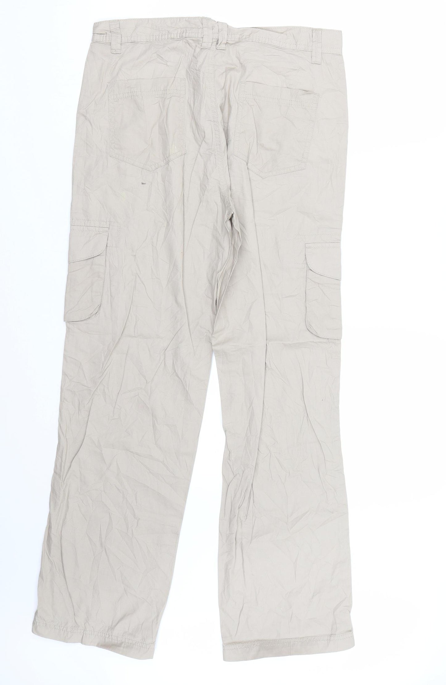 Preworn Womens Beige   Cargo Trousers Size M L30 in