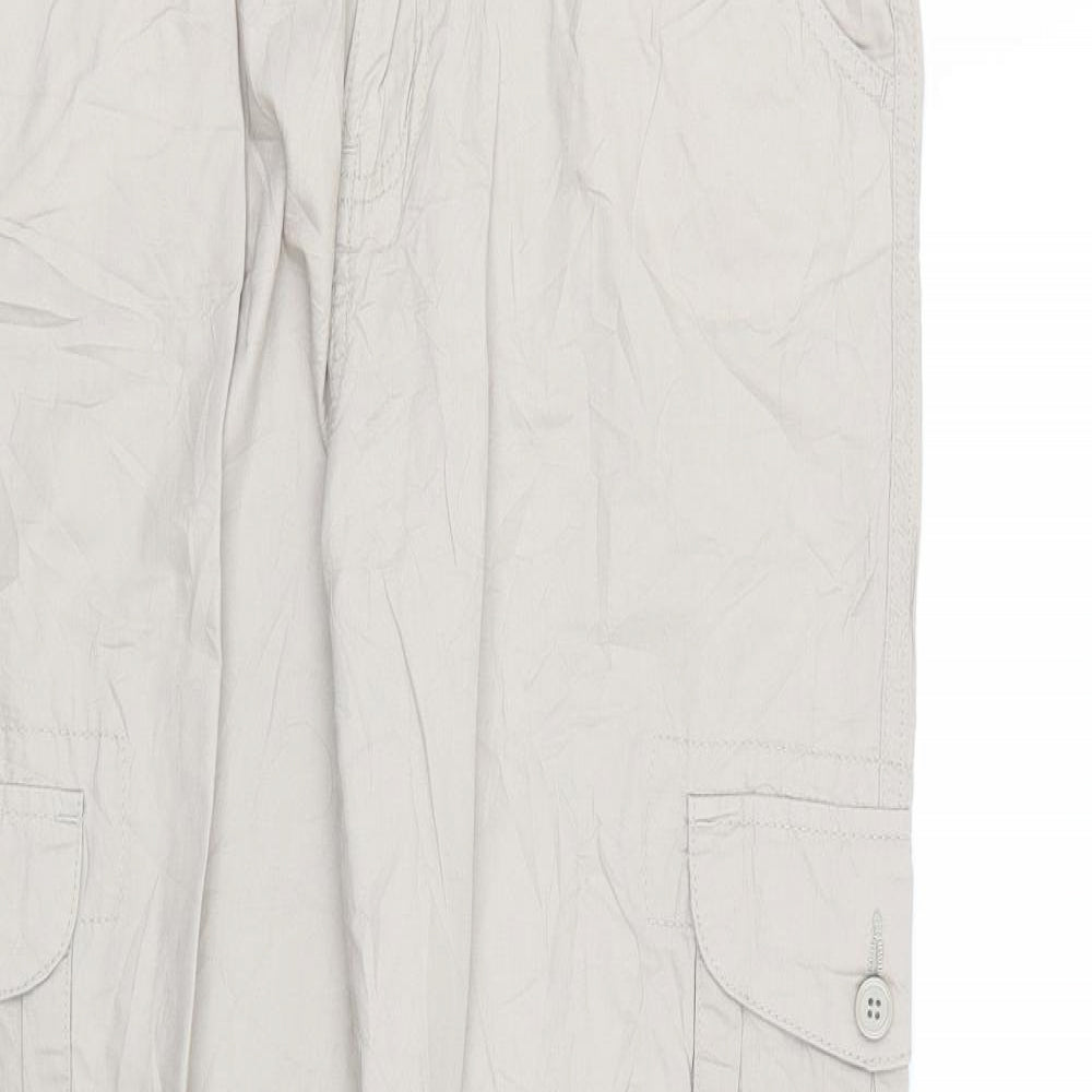 Preworn Womens Beige   Cargo Trousers Size M L30 in