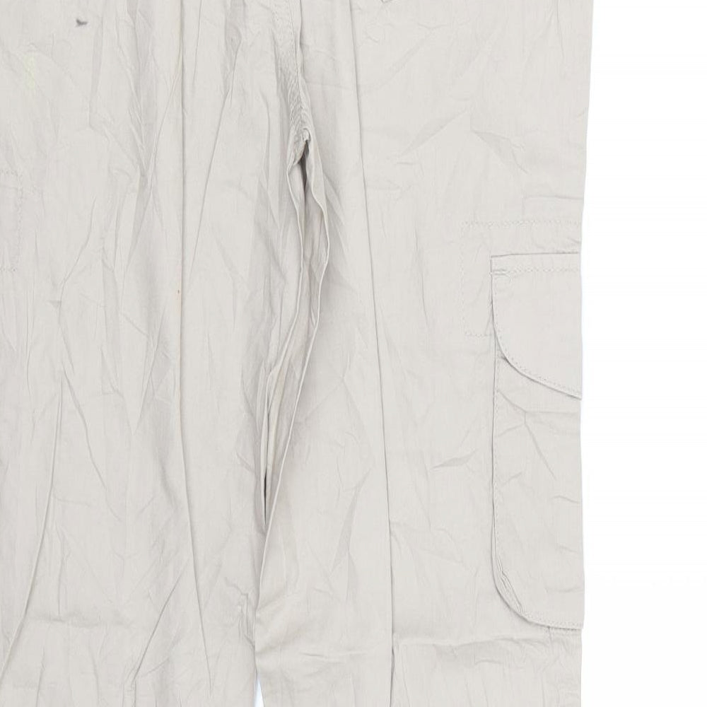 Preworn Womens Beige   Cargo Trousers Size M L30 in