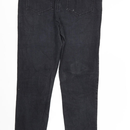 Bexleys Womens Black  Denim Straight Jeans Size 10 L31 in