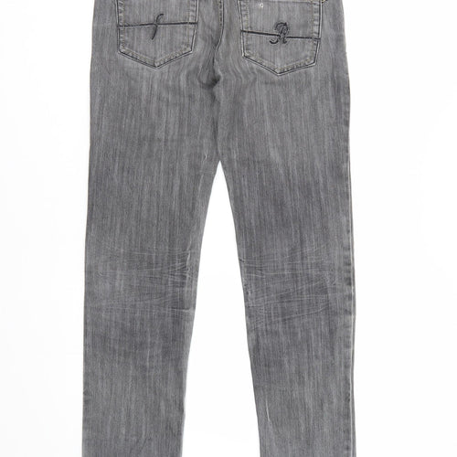 Vavell Womens Grey  Denim Skinny Jeans Size 8 L32 in