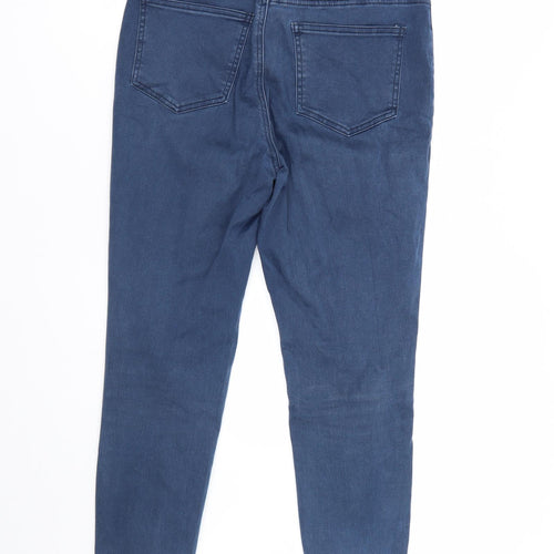 TU Womens Blue  Denim Skinny Jeans Size 12 L28 in