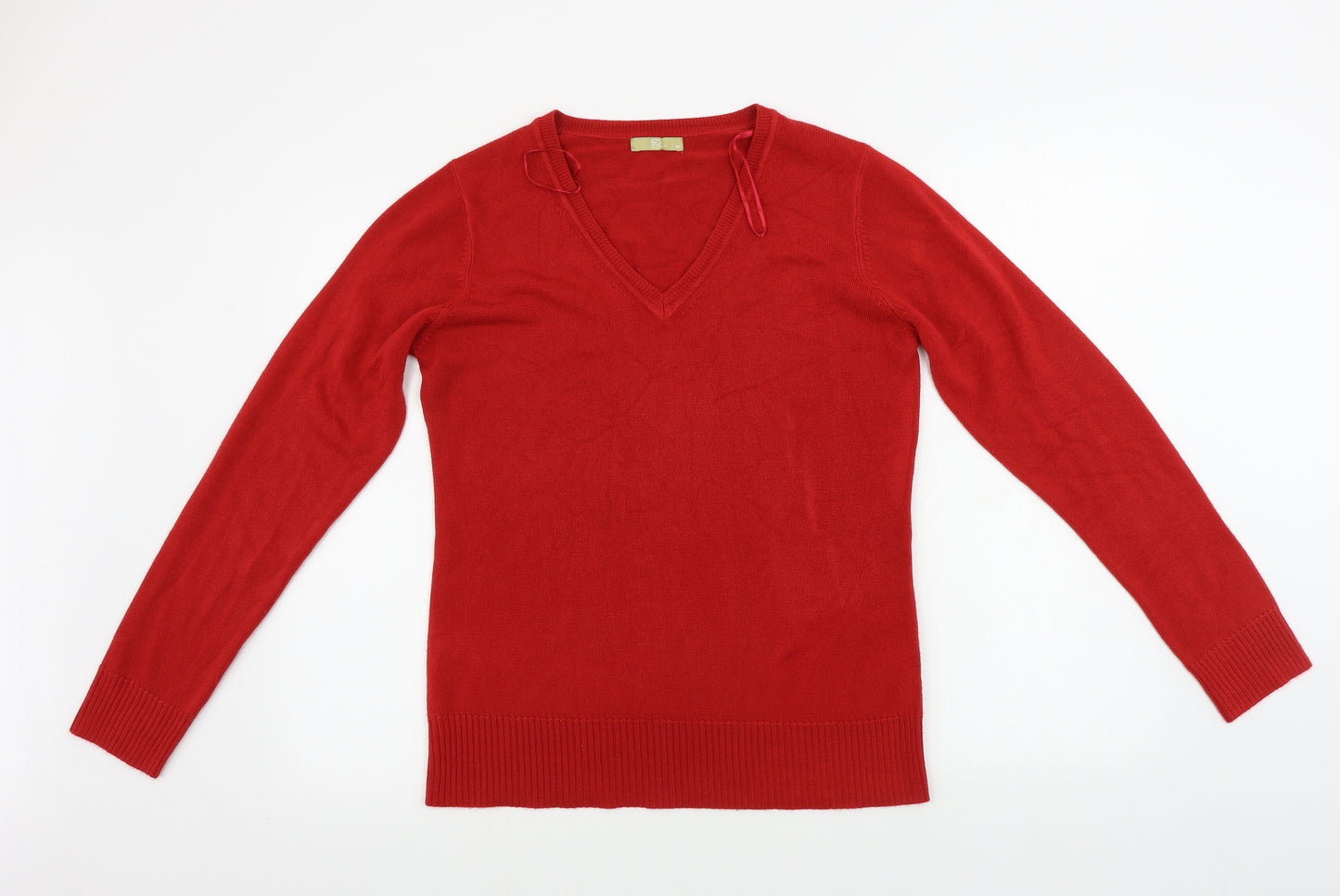 TU Womens Red   Pullover Jumper Size 14
