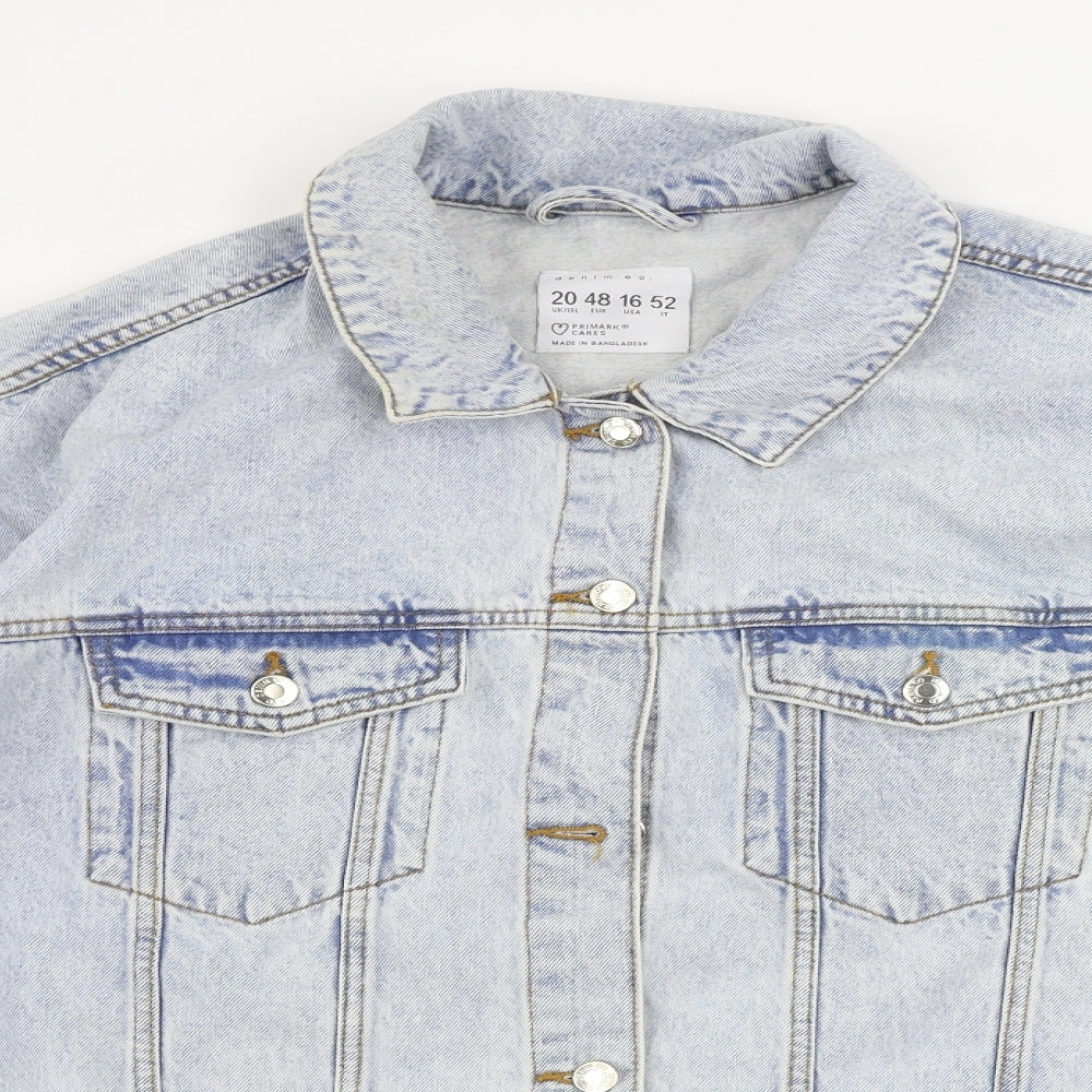 Primark  Womens Blue   Jacket Coat Size 20