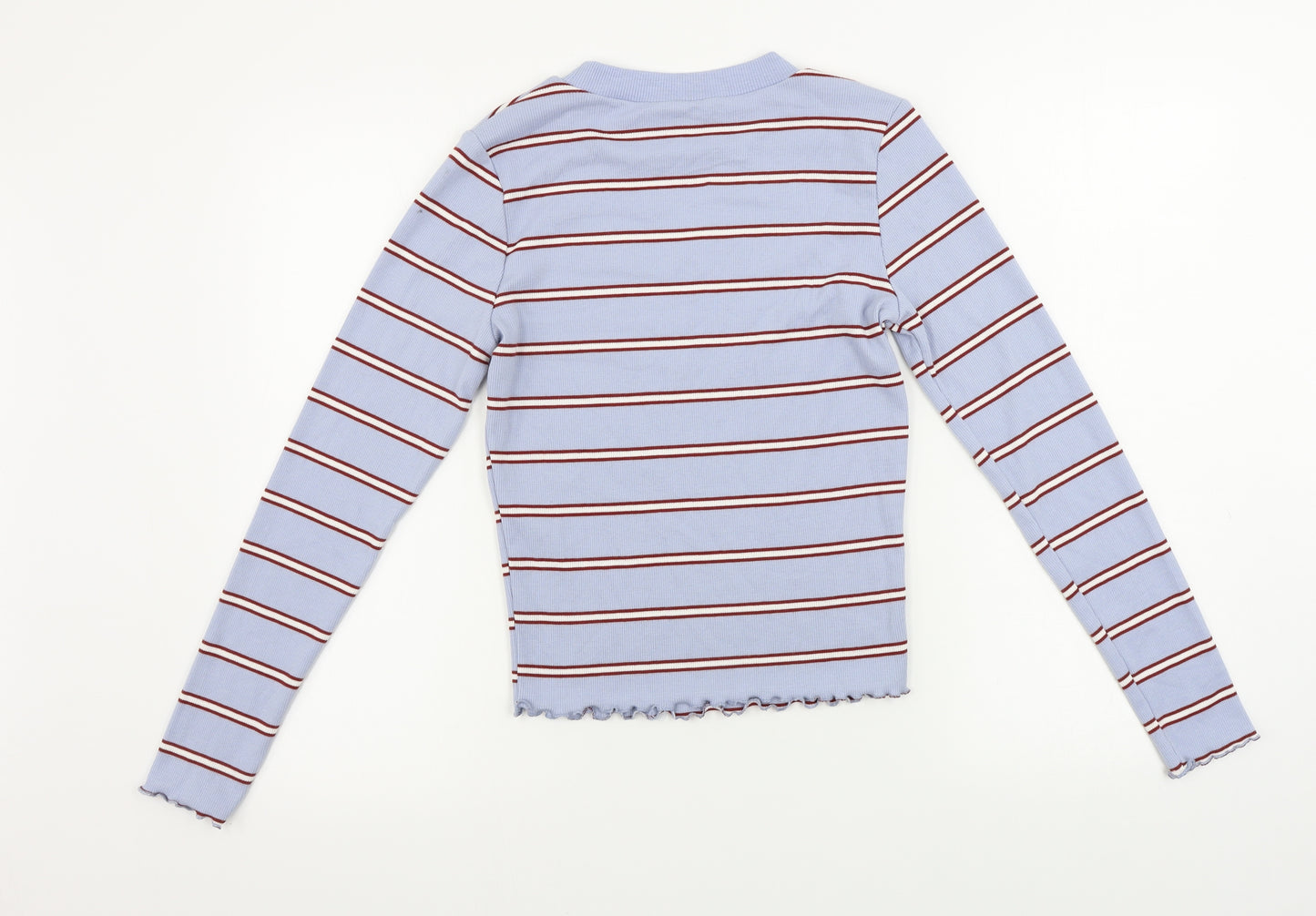 New Look  Womens Blue Striped  Pullover Jumper Size 10