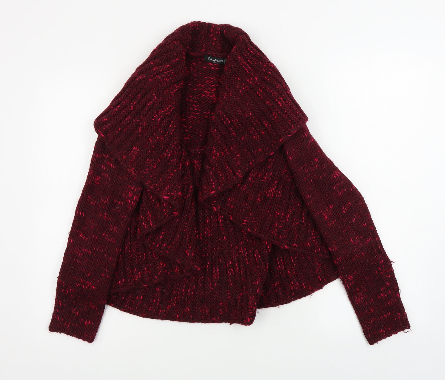 elina novelli  Womens Red   Cardigan Jumper Size 10