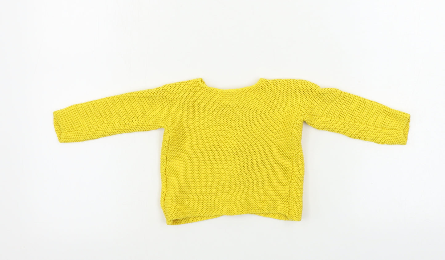 Marks and Spencer  Girls Yellow   Cardigan Jumper Size 3-6 Months
