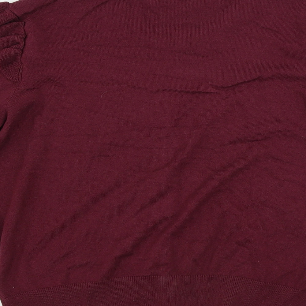 Red Herring  Womens Purple   Cardigan Jumper Size 12